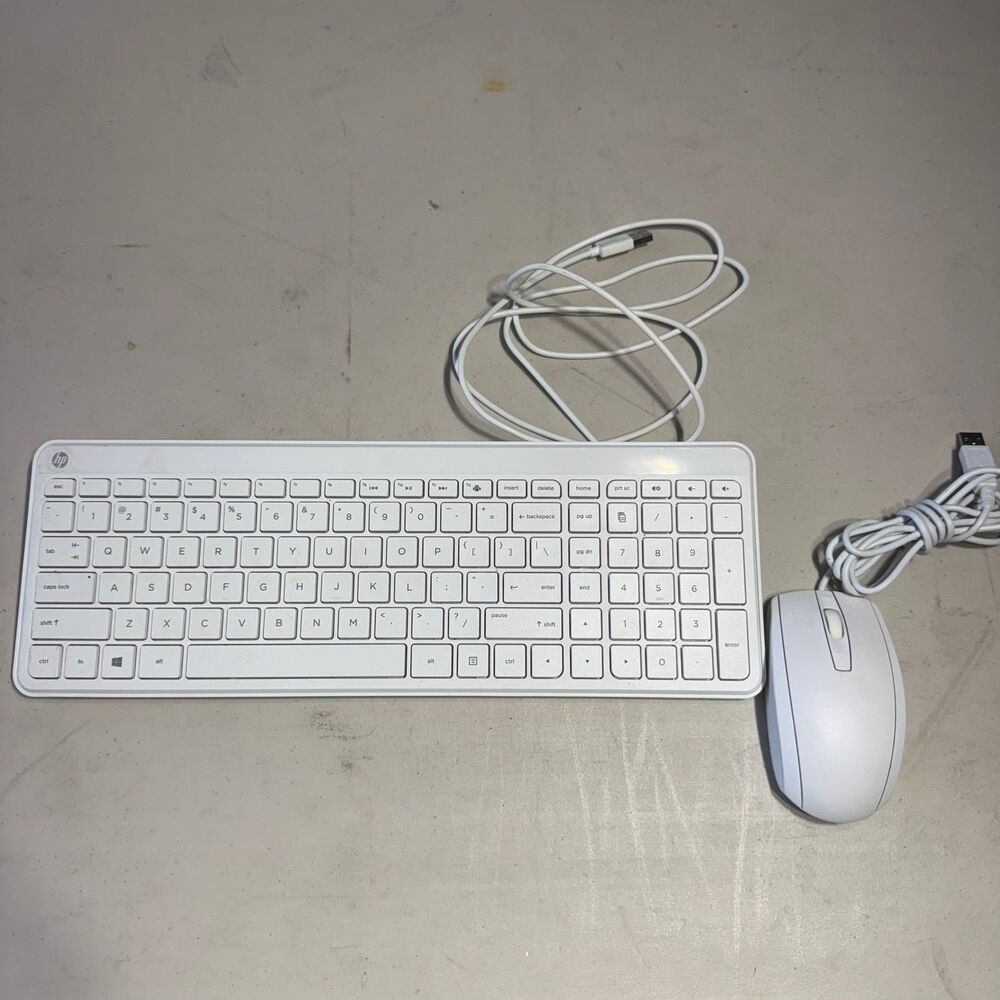 2 HP Wired Keyboards and Mouse Sets